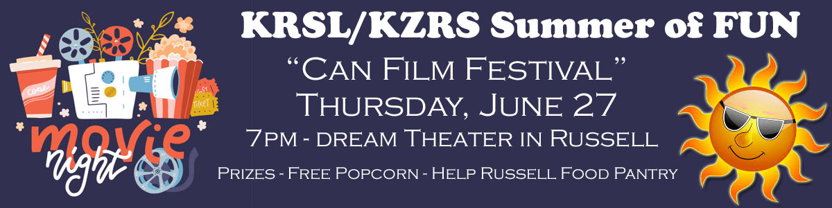 KRSL/KZRS Summer of Fun Movie Night Marquee June 2024