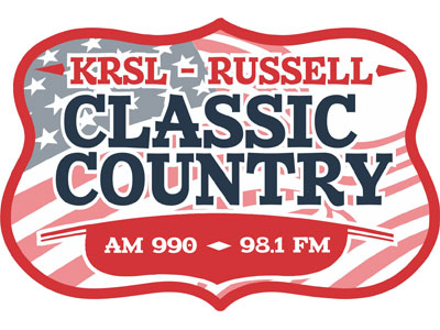 KRSL AM 990 and 98.1 FM Logo