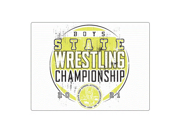2020-21 KSHSAA State Wrestling Logo