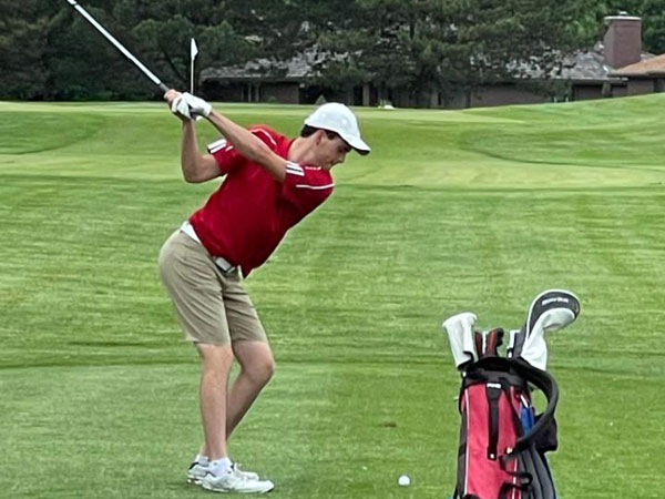 RHS senior Cole Birky placed 29th at the KSHSAA Class 3A State Golf Tournament at the Hesston Golf Course on May 24-25, 2021. (Photo courtesy of Jon and Kim Birky)