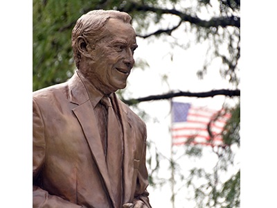 Bob Dole Statue at Washburn University