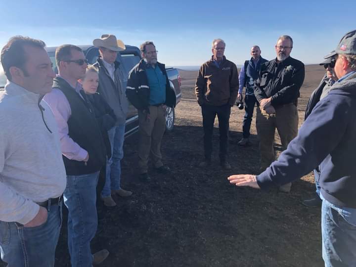 Senator Jerry Moran Surveys Wildfire Damage 12-17-21