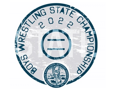 2022 KSHSAA Boys State Wrestling Logo