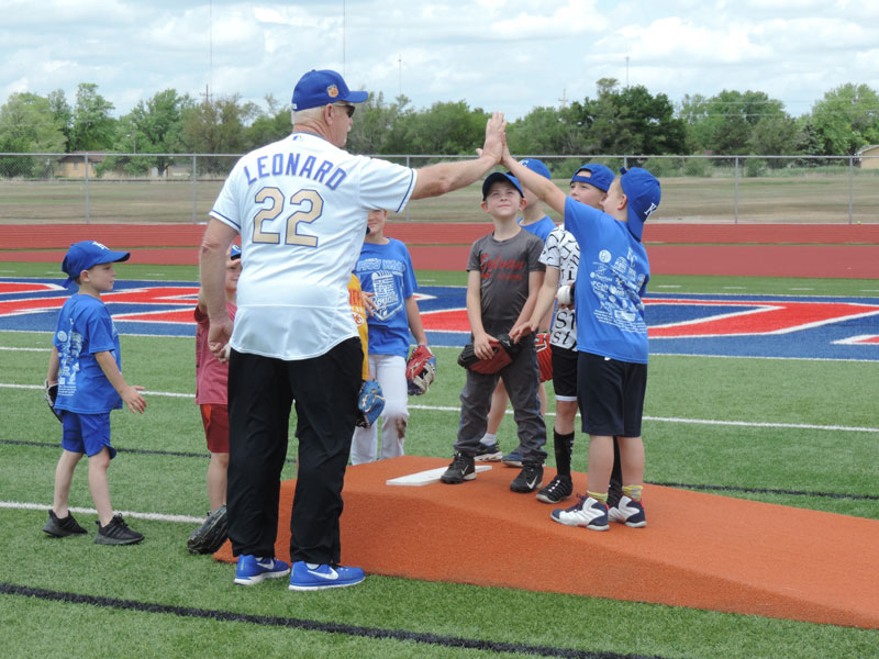 Former Royals Pitcher Dennis Leonard at the 2021 Royals Alumni Clinic in Russell. (Photo by David Elliott)