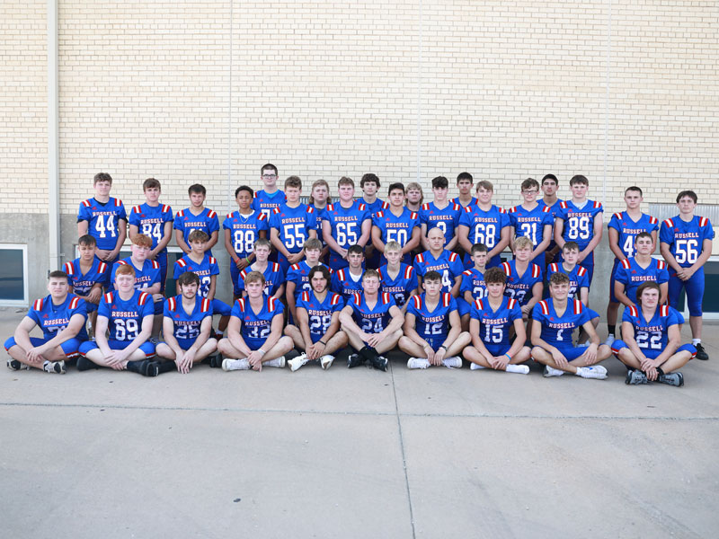 2022 Russell High School football team (Photo by Jason Drake)