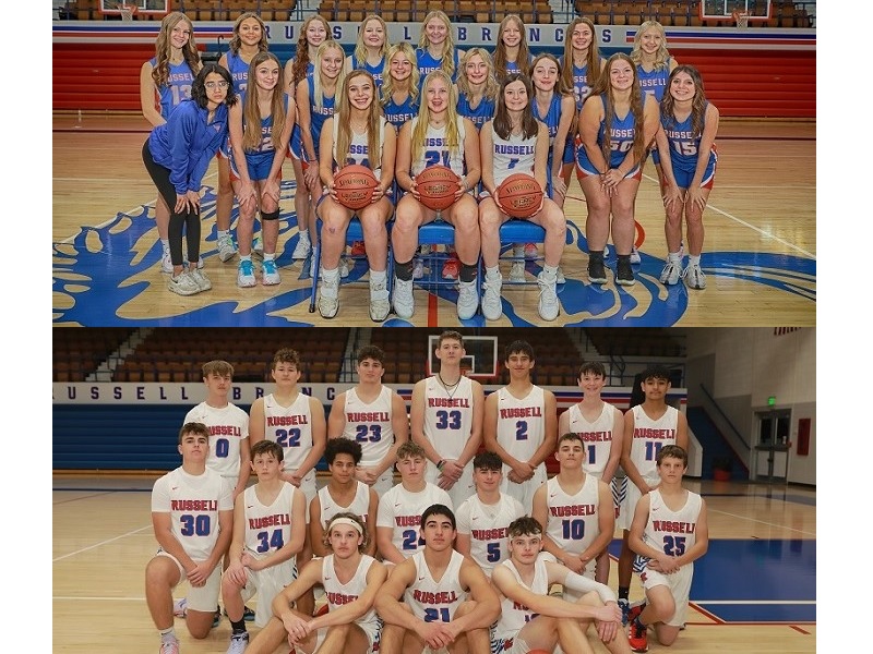 2023-24 RHS Girls and Boys Basketball Team Pictures by Jason Drake