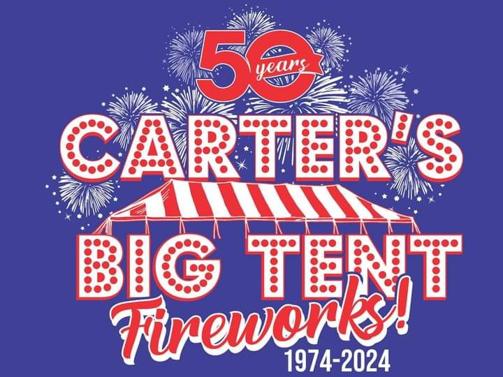 Carter's Big Tent Fireworks Celebrates 50 Years