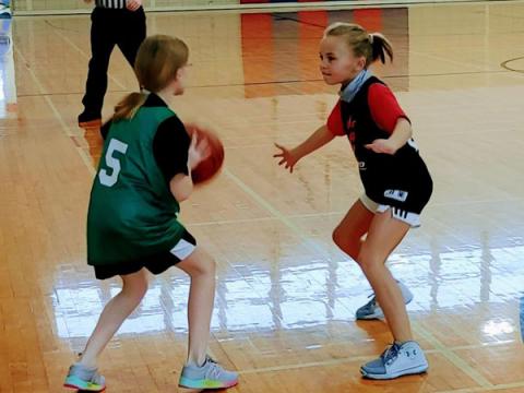 RRC youth basketball at the Little Gym at Russell High School on Saturday, January 9.