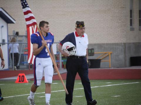 Russell High School hosted Hometown Heroes Night on Friday, Oct. 8 at Shaffer Field.