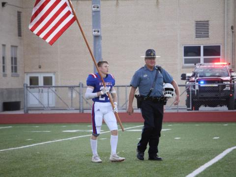 Russell High School hosted Hometown Heroes Night on Friday, Oct. 8 at Shaffer Field.