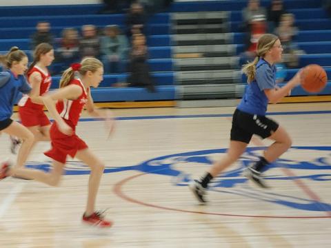 RRC youth basketball at Amos Morris Gym at Russell High School on Saturday, January 8.